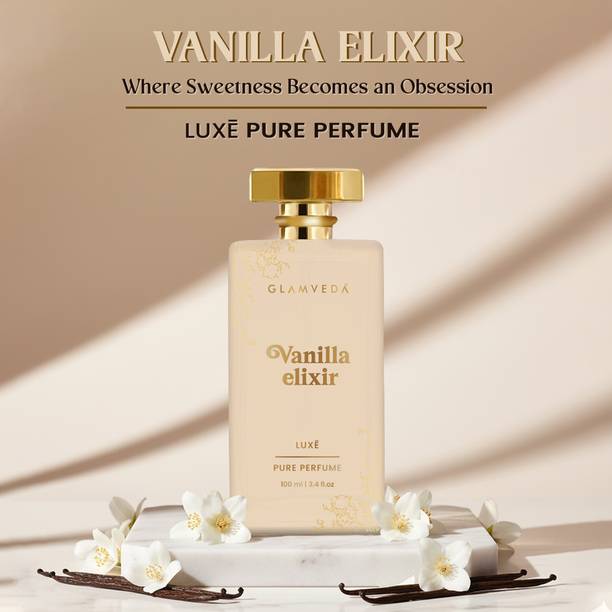 ग्लैम वेदा Vanilla Elixir Pure Perfume |Premium Quality & Long Lasting |Daily & Party Wear Perfume  -  100 ml