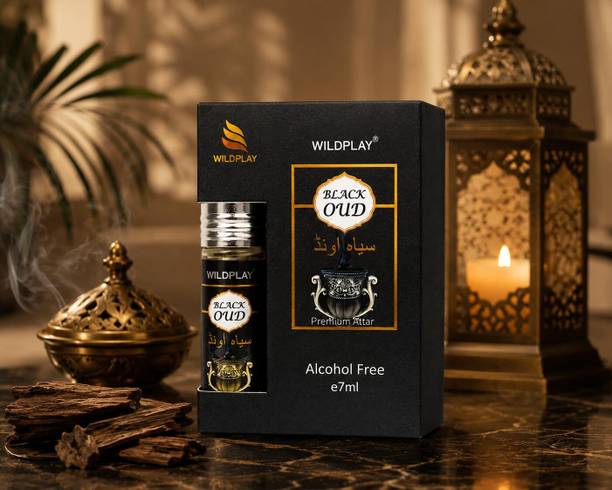 Wildplay Black Oud Roll on Attar Perfume  -  7 ml