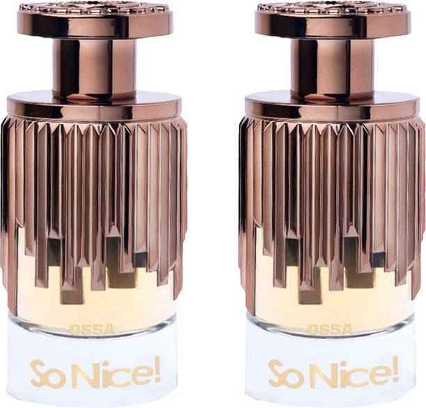 OSSA So Nice EDP Long Lasting Premium Perfume With Musky and Fruity Notes (Pack of 2) Eau de Parfum  -  200 ml