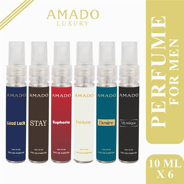 Amado Elegant Perfume Gift Set - 6 x 10ml | Perfect for Special Occasions Eau de Parfum  -  60 ml