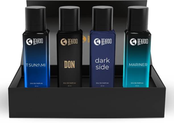 BEARDO Best Day Perfume Gift Set | Long Lasting | 4 x 20 ml Eau de Parfum  -  80 ml