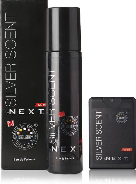 NEXT SILVER SCENT 120ML & POCKET PERFUME 20ML Eau de Parfum  -  140 ml