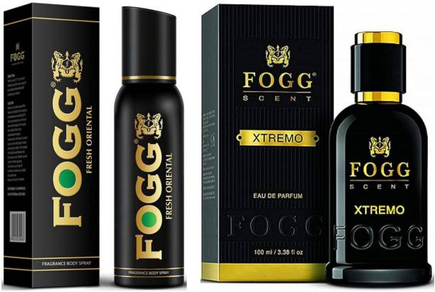FOGG Fresh Oriental 120 ML & Xtremo Scent 75 ML Perfume  -  195 ml