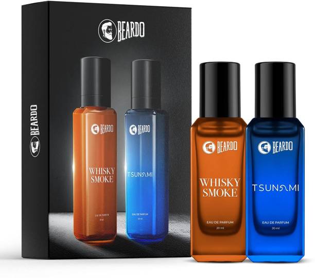 BEARDO Whisky Smoke & Tsunami Perfume | Strong & Long Lasting | Fresh Fragrance Perfume  -  40 ml