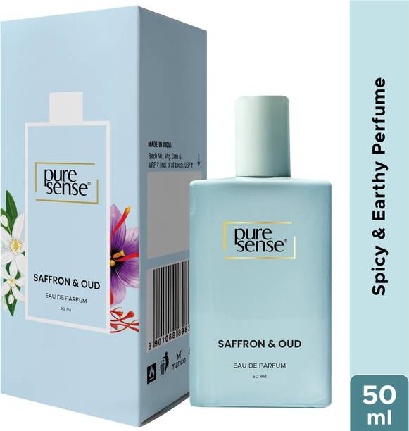 पुरेसेंस Saffron and Oud Long Lasting Fragrance Eau de Parfum  -  50 ml