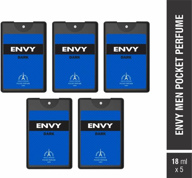 Envy Dark Pocket Perfume Combo Set Of 5 X 18 ml Perfume  -  90 ml