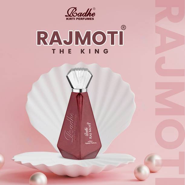 RADHE KIRTI Rajmoti Premium unisex Long Lasting Fresh Apparel Perfume, 60ml Perfume  -  60 ml