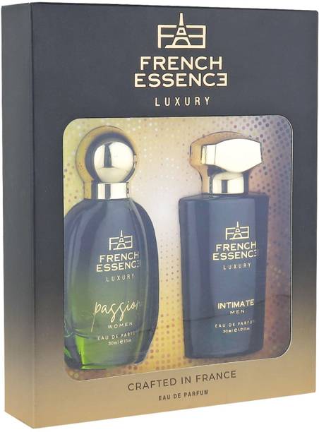 फ्रेंच एसेंस Luxury Premium Passion & Intimate Perfume Gift Set Long Lasting Fragrance Scent Eau de Parfum  -  60 ml