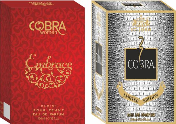 ST-JOHN Cobra Embrace 100ML & Cobra Limited Edition 100ML Gift Set Long Lasting Eau de Parfum  -  200 ml