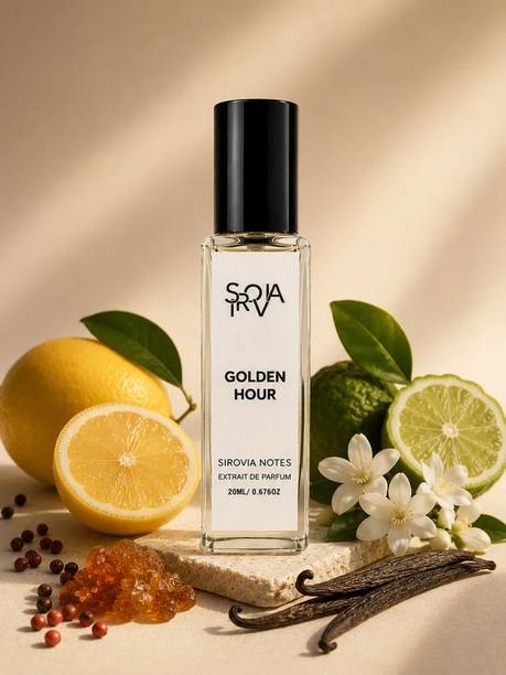 sirovianotes Golden Hour Daily Wear Perfume Long Lasting For Unisex Extrait De Parfum - 20 ml