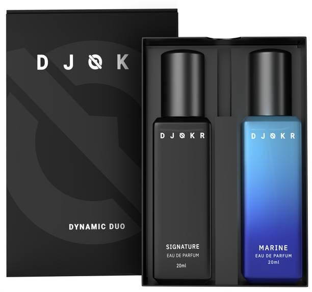 DJOKR Perfume Combo for Men (2 x 20ml) Marine & Signature | Long-Lasting Fragrance Perfume  -  40 ml