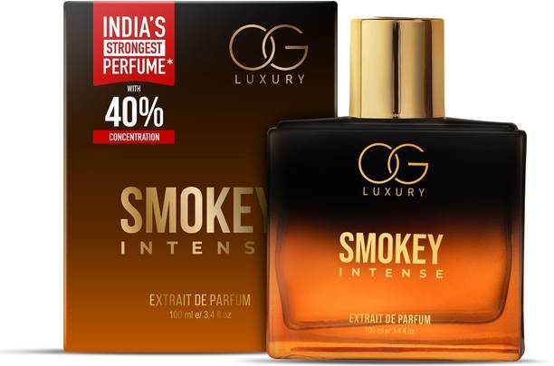 OG BEAUTY Luxury India's First & Strongest Perfume Smokey Intense, Rich Blend of Whiskey Extrait De Parfum  -  100 ml