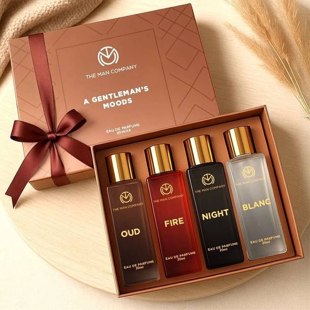 THE MAN COMPANY Blanc, Night, Fire & Oud 20ml Gift Set|A Gentleman's Mood Eau de Parfum  -  80 ml