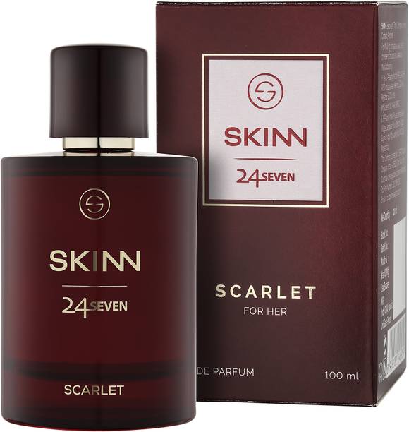 SKINN by TITAN 24Seven Scarlet | Titan Perfume for Women| Long Lasting| Gift for Her Eau de Parfum  -  100 ml