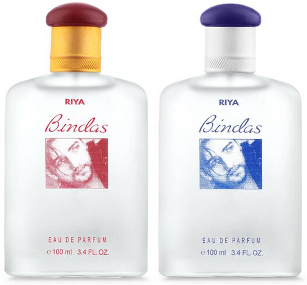 RIYA Bindas (Red & Blue), Unique blends of Lavender & Aromatic Eau de Parfum  -  200 ml