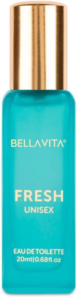 Bella vita organic Fresh Eau De Toilette Unisex Perfume with Bergamot, Orris Lavender & Ylang Ylang Eau de Parfum  -  20 ml