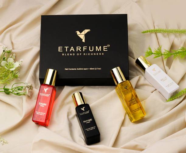 ETARFUME Perfume Gift Set of 4x20ml Eau de Parfum  -  80 ml