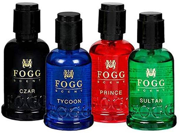 FOGG Combo Pack Mini Prince,Czar,Tycoon,Sultan Scent Perfume  -  15 ml