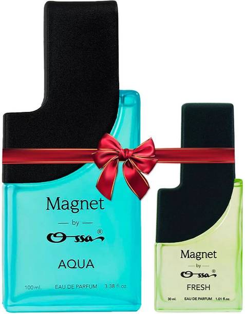OSSA MAGNET AQUA EDP 100ML & FRESH EDP 30ML Eau de Parfum  -  130 ml