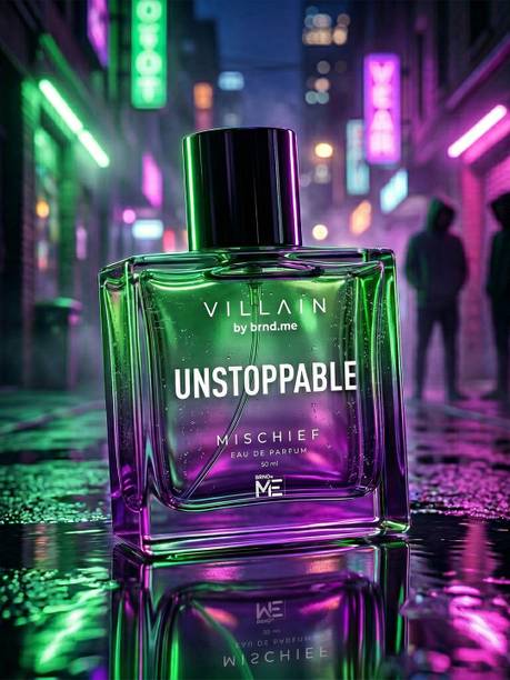 VILLAIN Unstoppable Mischief Perfume | Fresh Citrus & Warm Leather Notes Eau de Parfum  -  50 ml