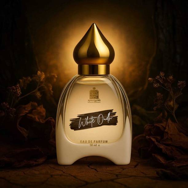 Adilqadri White Oudh Perfume, Strong Masculine Woody Long Lasting Eau de Parfum  -  50 ml