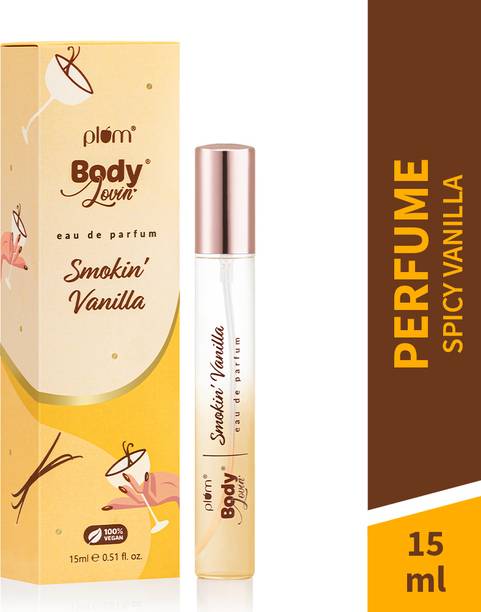 Plum BodyLovin' Smokin' Vanilla | Long Lasting Vanilla Fragrance | Luxury Perfume | Eau de Parfum  -  15 ml