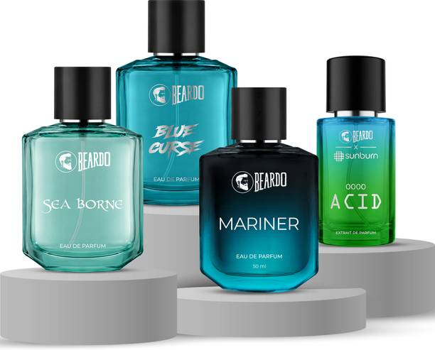 BEARDO Acid |Extrait De Parfum |, Mariner, Sea Borne & Blue Curse Perfume For Men Eau de Parfum  -  180 ml