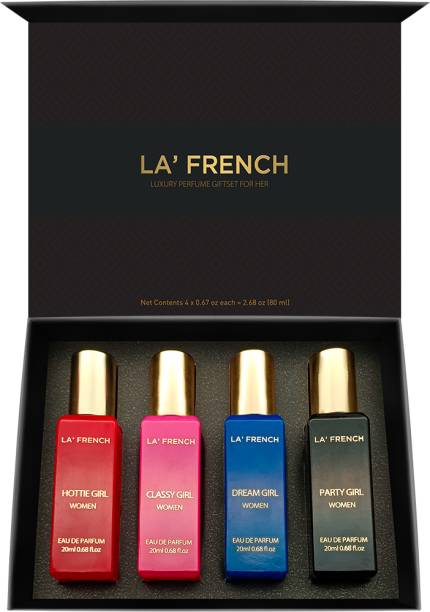 La French Luxury Giftset For Her 4 x 20ml Eau de Parfum  -  80 ml