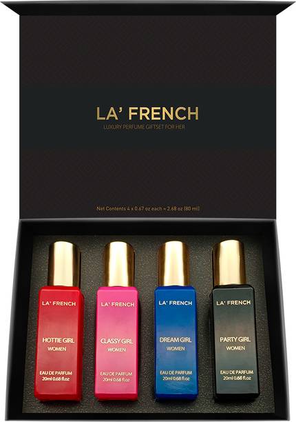 ला फ्रेंच Luxury Giftset For Her 4 x 20ml Eau de Parfum  -  80 ml