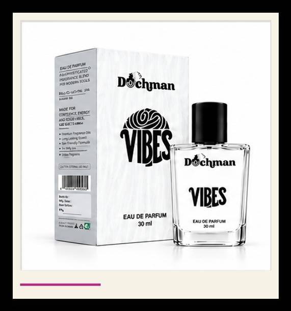 DUCHMAN Vibes 30ml Perfume - Poised Scent for Workdays, On the Go Size Eau de Parfum - 30 ml