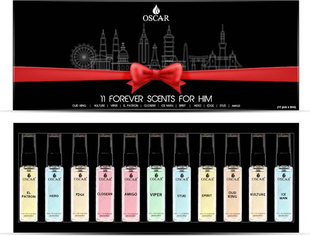 ऑस्कर 11 Forever Scents For Him 8ML (Pack 11) | Perfume Sets For Men & Boys Eau de Parfum  -  88 ml