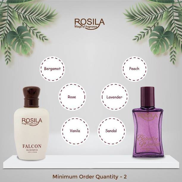 ROSILA Falcon and Beauty World Combo (30ml each)new Eau de Parfum  -  60 ml