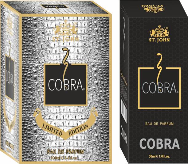 ST-JOHN Cobra Limited Edition 100ML & Cobra 30ML Gift Pack Long Lasting Eau de Parfum  -  130 ml