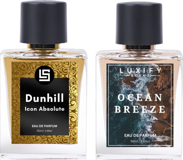 Luxify Scent Dunhll Icon & Ocean Breeze Perfume | SRK's Combo |Luxury Gift Pack Extrait De Parfum  -  100 ml