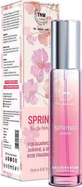 TNW - The Natural Wash Spring Eau De Parfum | Agarwood | Jasmine | Spicy Rose Eau de Parfum  -  15 ml