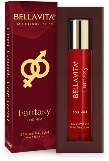 बेलावीटा MOOD COLLECTION Fantasy Perfume for Men|Fruity & Spicy Notes|Long Lasting Scent| Eau de Parfum  -  15 ml