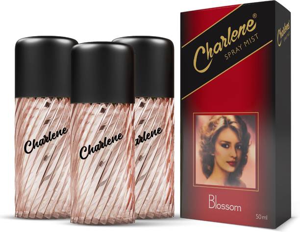 Charlene Spray Mist Blossom 3pcs (50ml each) Perfume  -  150 ml