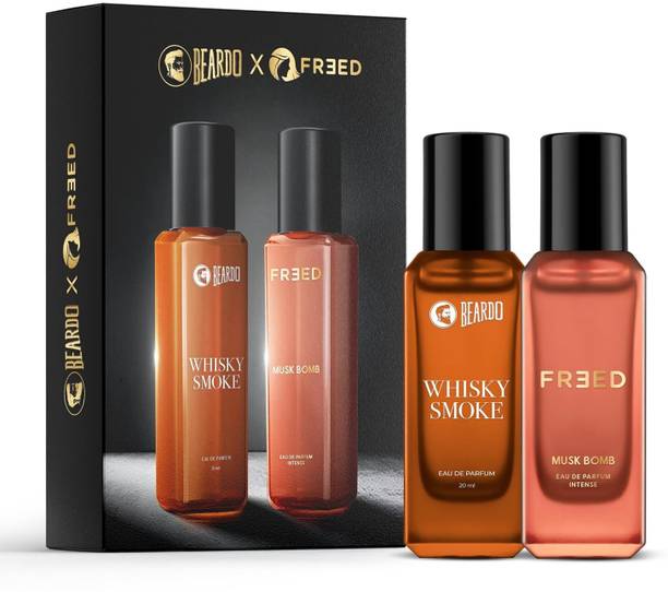 BEARDO Whisky Smoke & Freed Musk Bomb Perfume | Strong & Long Lasting Fresh Fragrance Perfume  -  40 ml