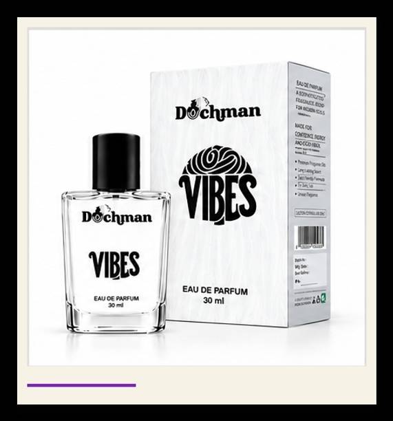 DUCHMAN Vibes 30ml Perfume - Dazzling Scent for Special Days, Style Essential Eau de Parfum - 30 ml
