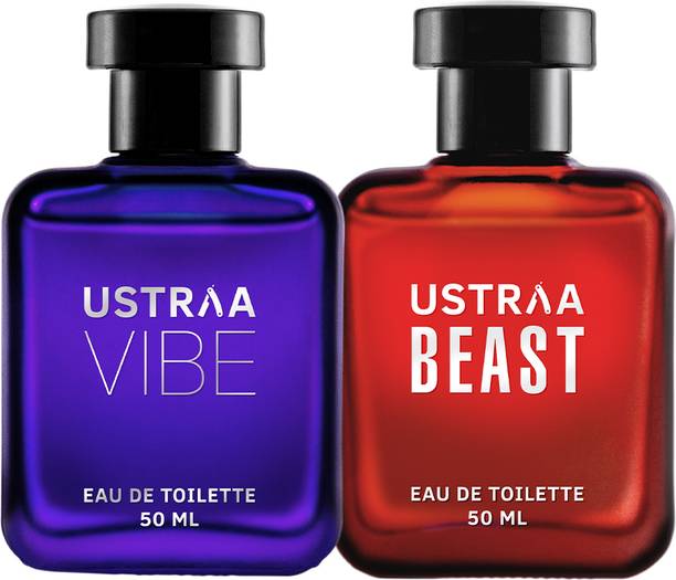उस्तरा Vibe & Beast EDT Perfume - Set of 2 Eau de Toilette  -  100 ml