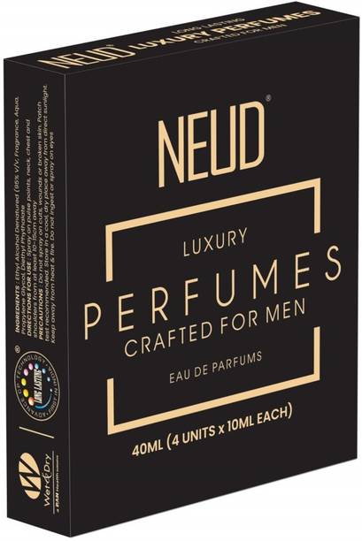 NEUD Luxury Perfume Gift Set for Men, Long Lasting Fragrance, 4x10ml Eau de Parfum  -  40 ml