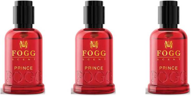 FOGG Prince Eau De Parfum 15ml Set of 3 Eau de Parfum  -  45 ml