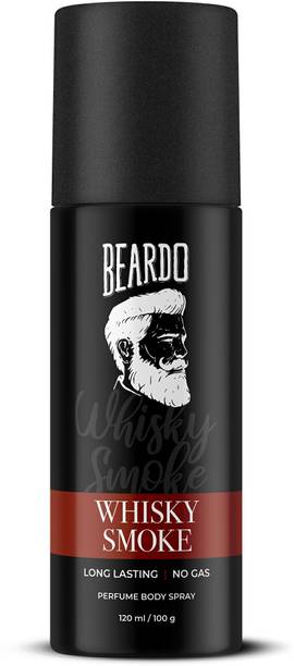 बियर्डो Whisky Smoke Perfume Body Spray| Long Lasting | No Gas Perfume  -  120 ml