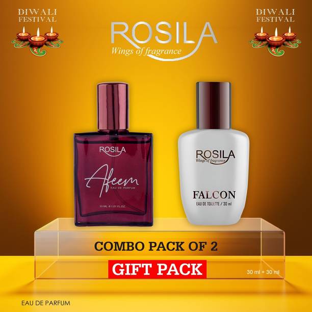 ROSILA Afeem & Falcon Perfume Diwali Gift Hampers for Family & Freinds Gift Setnew Eau de Parfum  -  60 ml