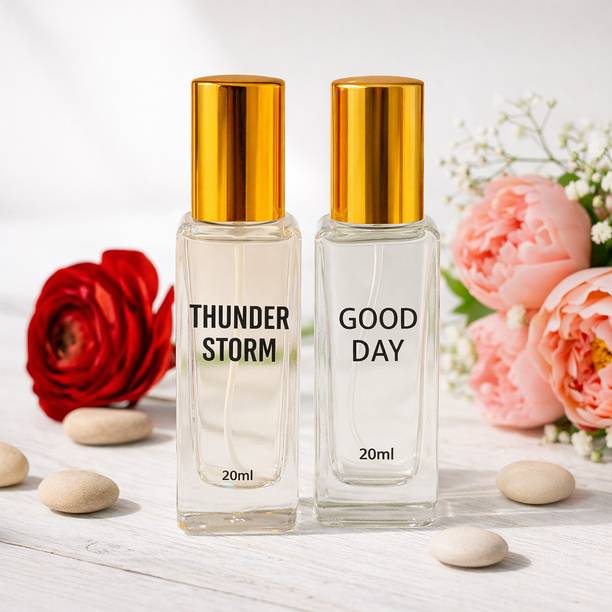 KEEYARRI Good Day + Thunderstorm Perfume Combo | Long Lasting 40ml | For Men and Women Perfume - 40 ml
