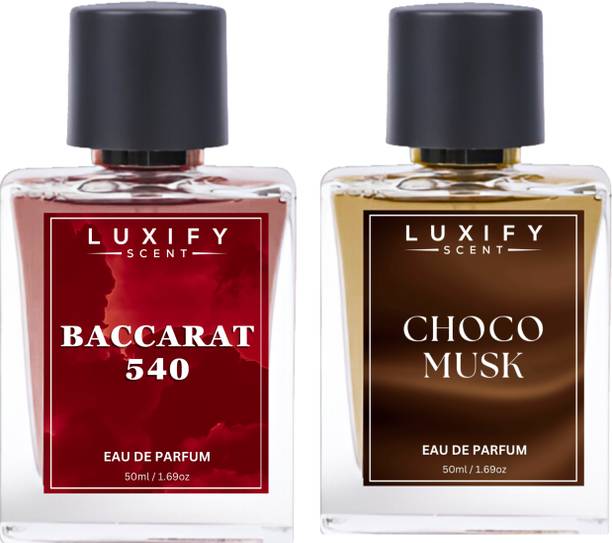 Luxify Scent Baccarat 540 & Choco Musk Perfume | SRK's Combo |Luxury Gift Pack Extrait De Parfum  -  100 ml