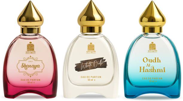 Adilqadri Shanaya,White Oudh,Oudh Al Hashmi Perfume Pack of 3 - 50ML Each Eau de Parfum - 150 ml