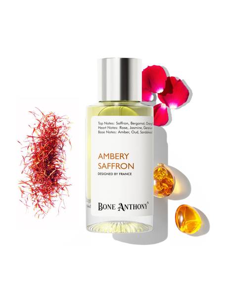 Bone Anthony Ambery Saffron Luxury Perfume | Rich Saffron Spice Elixir | Long Lasting Eau de Parfum - 50 ml