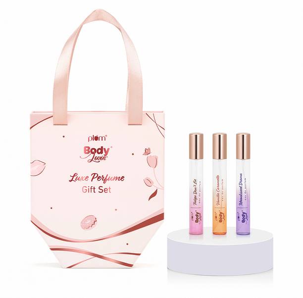 Plum BodyLovin' Luxe Perfume Gift Set - Long Lasting Luxurious Fragrances | 3 x 15ml Eau de Parfum  -  45 ml