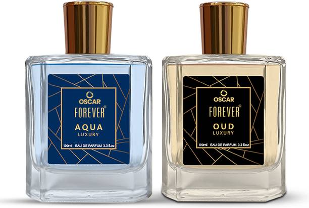OSCAR Forever Luxury Combo of Aqua & Oud Long Lasting Fragrance (100ml Each) Eau de Parfum  -  200 ml